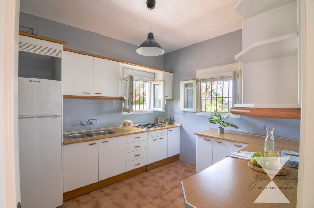 Cocina renovada sin obras