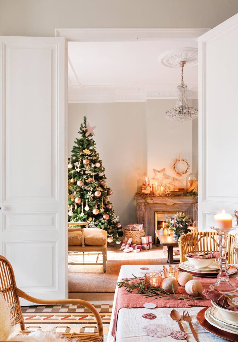 decoración navidad romántica