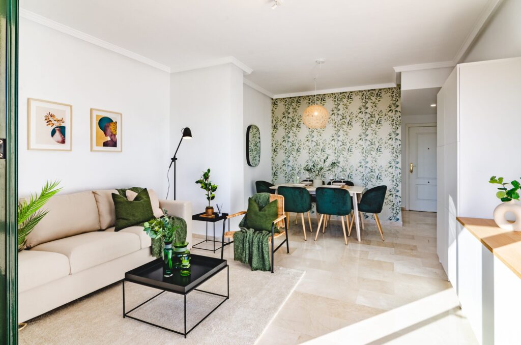 salon comedor home staging